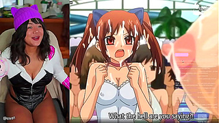 Lusty Kitsune Seduces All Neighbors in Wild Busty Hentai Frenzy