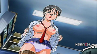 Busty Milf Teases Teen Boy into Steaming Hentai Pleasure