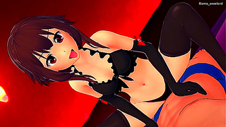 Megumin Seeks Pleasure at the Love Hotel – Thirsty for Action