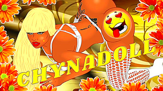 Chyna Doll Tempts with Luscious Curves in Sultry Anime Pleasure