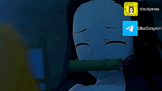 Nezuko Seduces Zenitsu in a Heated Demon Slayer Midnight Tryst