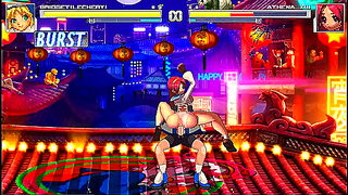 Bridget Faces Off Against Ahena XIII in Hot Mugen Hentai Battle Erotica