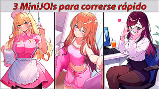 Nurse GF Tempts You Before Taking Your Load in Hot Hentai JOI Action