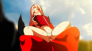 Sakuragi Tempts Sasuke Beneath Pink Petals in Steamy Ninja Tryst