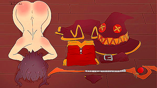 Megumin Pleases Her Master in Hot KonoSuba Hentai Fantasy Ride