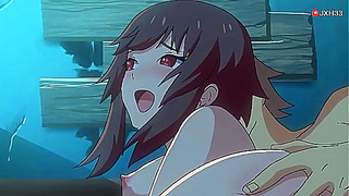 Megumins Fiery Desires Ignite in Hot KonoSuba Tryst