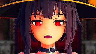 Megumins Seductive Dance Turns into Wild Hentai Fantasy – Helltaker Style