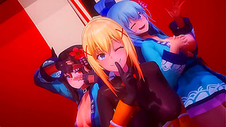 Kazuma Aquas Hot Tryst Beneath Autumn Skies – Konosuba Desire Unleashed