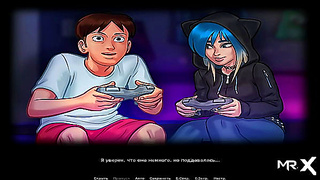 Loving Lesbian Encounter Under Neon Lights – Hot Summer Beats Ep 1