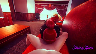 Shura Gives Mind-Blowing Blowjob in Steaming Blue Exorcist Hentai POV