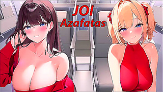 Hot Stewardess Seduction Flight – Steamy Spanish Hentai Adventure