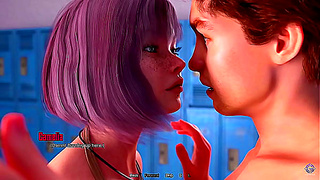 Curious Student Sneaks Peek at Teachers Luscious Curve in Steamy Classroom Fantasy