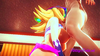Dark Magician Girl Tempts Yugis Hero in Hot Oral Wild Sex – Yu-Gi-Oh! Porn Parody