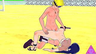 Hinatas Sensual Blowjob handjob fantasy in Koikatsu x Naruto uncensored