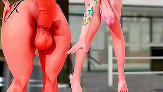 Congas Sensual Dance Ignites Steamy Threesome with Busty Twins