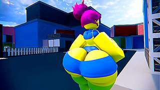 NoobGirl Discovers Sinful Roblox Fantasies in Hot Hentai Adventure