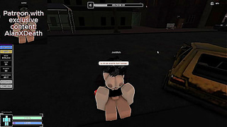 Roblox Babe Explores Forbidden Lust in Steamy Crime Hideout Encounter