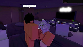 Roblox Avatars Steamy Hotel Encounter – Forbidden Self Romance Unfolds