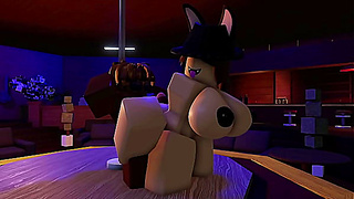 Roblox Gamer Surrenders to Hot Backdoor Action in Steamy VR Moment