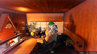 Roblox Beauty Loses Her Innocence to Horny Goat - First-Time Lust