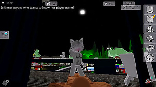 Shy Girls Hot Balcony Moment Unfolds in Brookhaven ROBLOX Adventure
