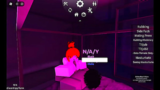 Acorn-Haired Roblox Beauty Ignites Steamy Hentai Fantasy