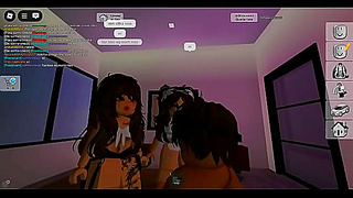 Friends Ambush Him with Wild Threesome Fucking in Roblox Brookhaven RP