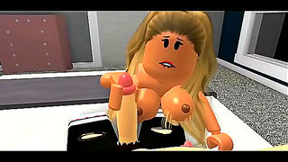 Busty Roblox Babe Tempted by Player in Hot VR Fantasy Romance