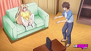 Step-Sisters Forbidden Lust Sparks During Steamy Game Night - Hentai