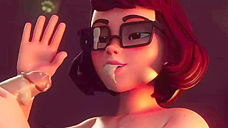 Velmas Busty Curves Ignite Hot Tryst in Sexy Hanna-Barbera Cartoon Porn