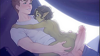 Tiny Princess Seduced by Massive Warrior in Magical Harem Encounter