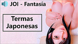 Seductive Japanese Spa Fantasy – Steamy JOI Bliss with Alluring Spanish Charm
