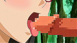 Hentai teen turns sex lesson into a threesome