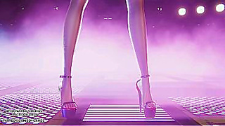 T-ARAs Day by Day Gets Horny as Ahri Dances Seductively in MMD Hentai Parody (Uncensored)