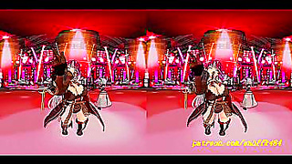 NoeLa Dances Sensually in VR180 MMD HoloLive Fantasy