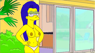 Marge Takes On Playboy Challenge in Steamy Simpsons Fantasy