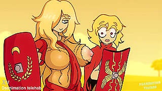Empress Fights Forbidden Desire in Sensual Roman Battle fantasy