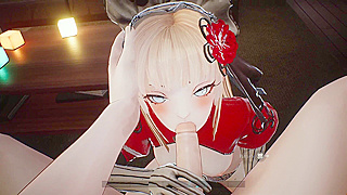 Blonde Goddess Takes Control in Fiery Fantasy Hentai Tryst