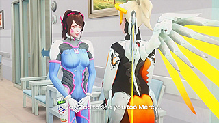 Overwatch Agents Collide in Steamy Anime Fantasy Encounter