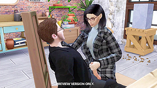 Art School Temptation: Naive Student Explores Forbidden Desires With Mentor