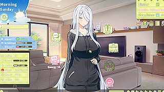 Steamy Harem Moment as Summer Battles Arousal in Hot Kitchen Tension
