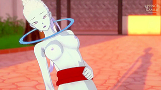 Bulma Videls Hot Tryst Interrupted by Youthful Rivals and Seductive Vados Milf Moments