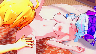 Sultry Genshin Ladies Ignite Steamy 3D Hentai Fantasies Together
