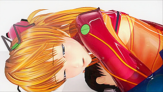 Asuka Tempts Shinji in Sultry Neon Genesis Tryst – Episode One