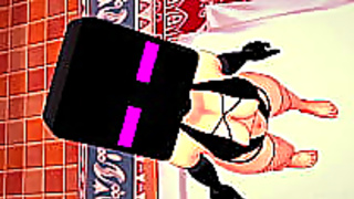 Endergirl Sizzles in Swimsuit at Busty Hentai Poolside Extravaganza