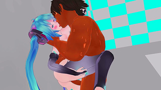 Anime Goddess Rides Huge Dick in Hot 3D MMD Sex Adventure