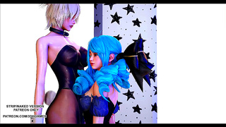 Curvy Teen Tempts with Sensual Dance in Steamy K-Pop Fantasy Hentai