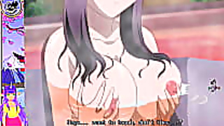 Brave VTuber Seduces Studying Boyfriend with Teasing Blowie in Horny Anime Clip