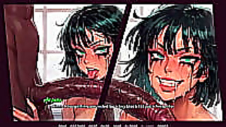 Anime Beauty Seduced by Massive Shaft in Hot Oral Encounter Fantasies