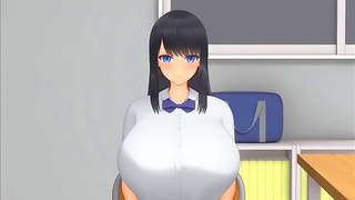 Voluptuous Beauty Rides Hard on Cock in Steaming Hentai Fantasy